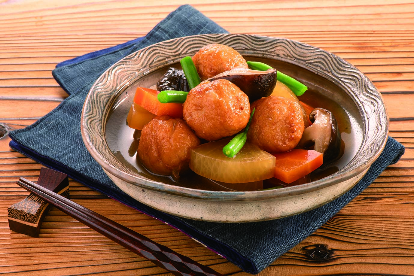鶏の紅しょうが揚げの煮物