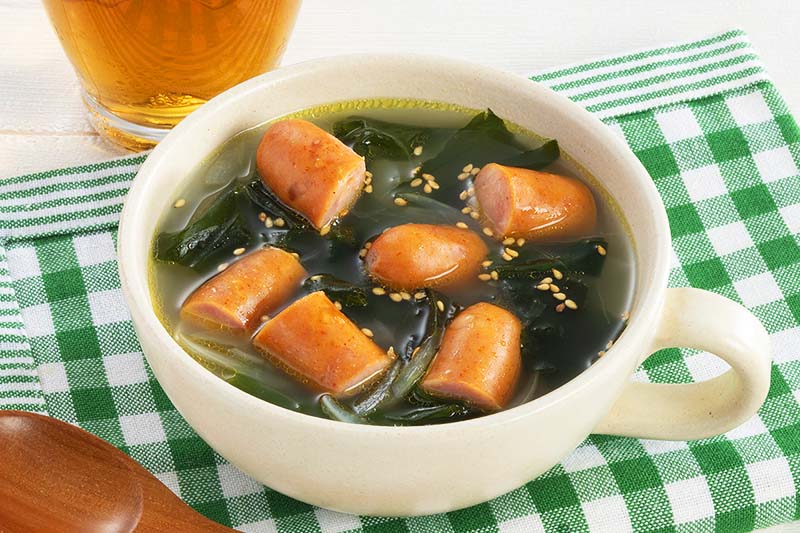 練習後に！果南のごてあらポー‼わかめスープ
