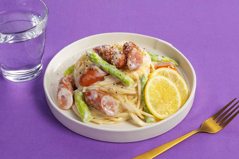 デリシャス！鞠莉のごてあらポー‼レモンパスタ